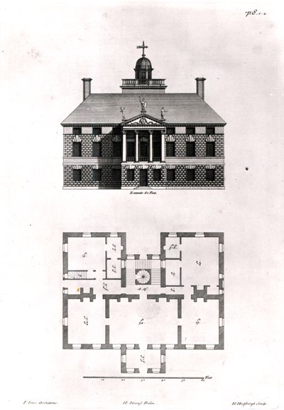 Designs of Inigo Jones, 1727 by Henry Flitcroft